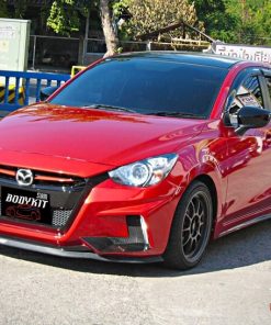 Alternative view of Aventador Bodykit for Mazda 2 Sedan 2016-2018 (RAW WORK)
