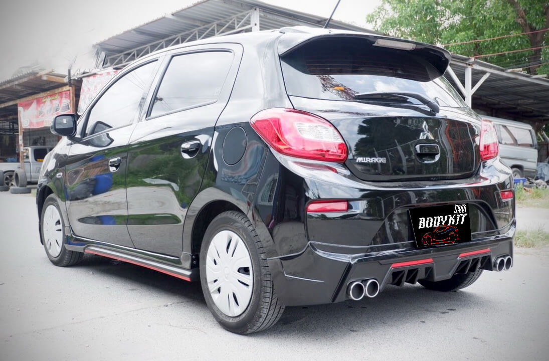 Sport Bodykit For Mitsubishi Mirage 2017 2019 Color Siam Bodykit