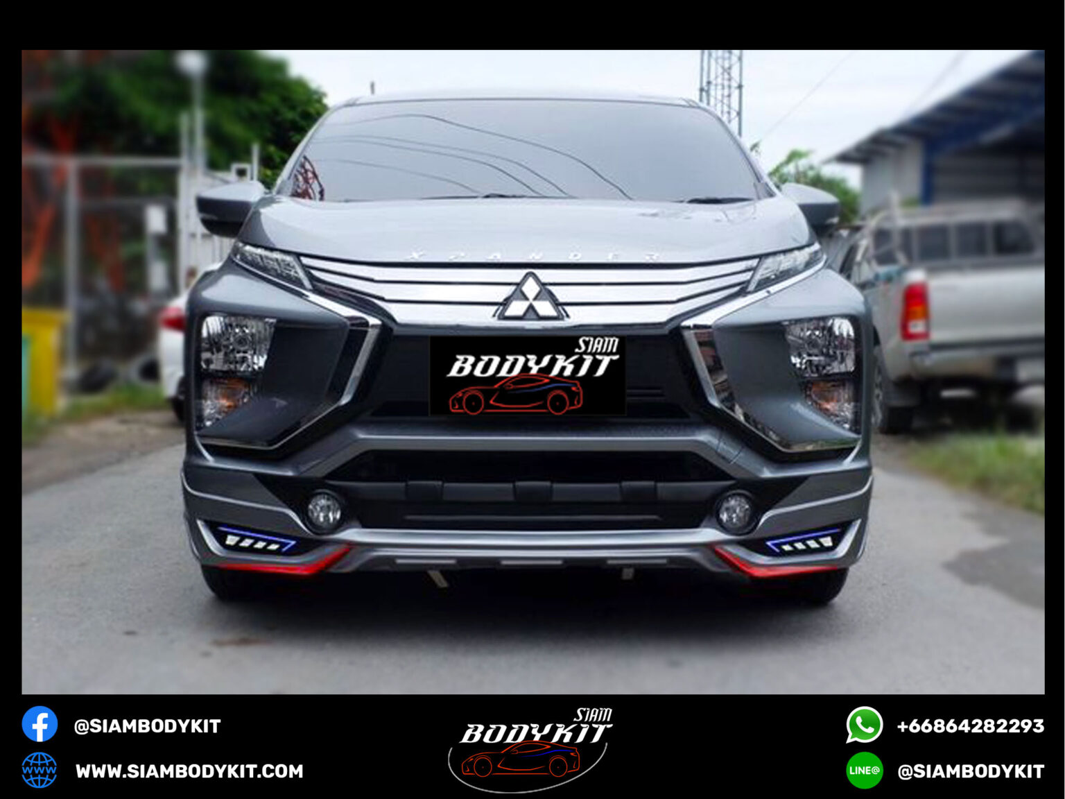 Sport V2 Body kit for Mitsubishi Xpander (COLOR) SIAM BODYKIT