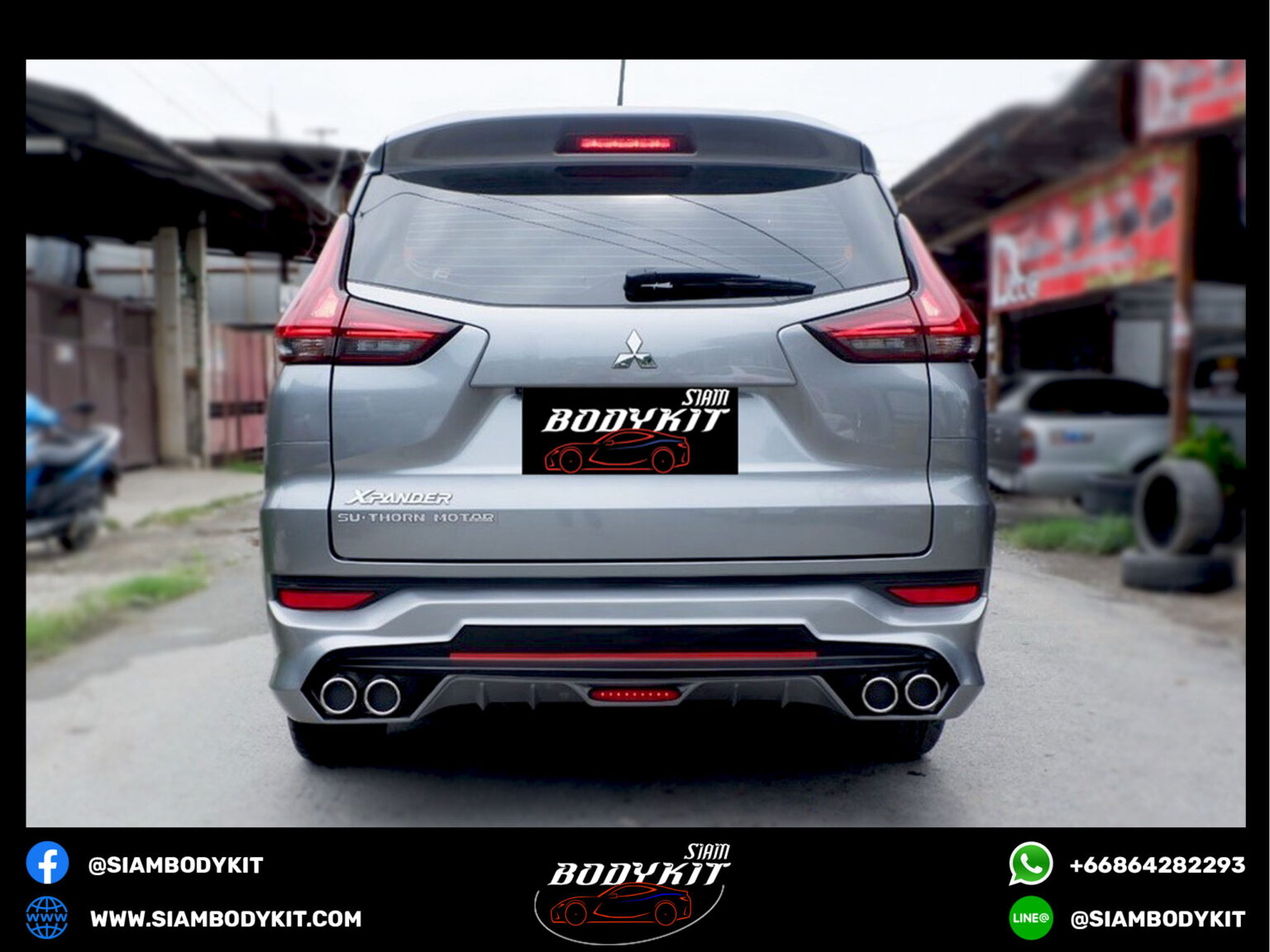 Sport V2 Body kit for Mitsubishi Xpander (COLOR) - SIAM BODYKIT
