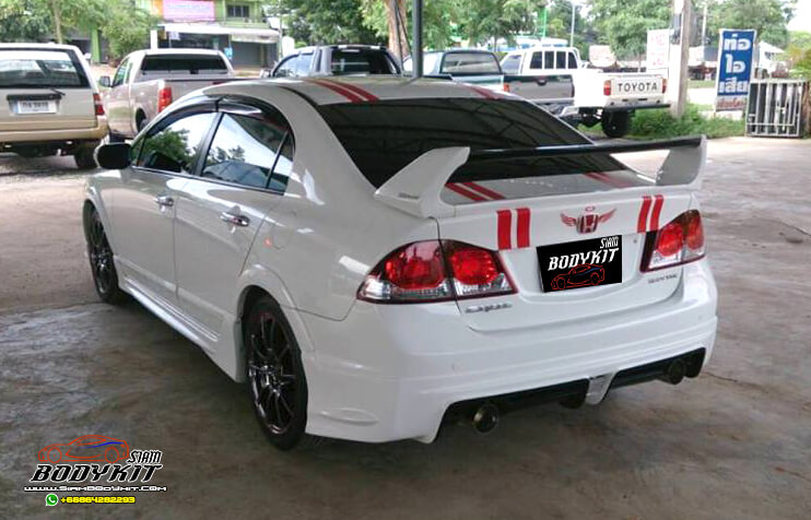 Mugen RR FULL SET Bodykit for Honda Civic FD (RAW WORK) - SIAM BODYKIT