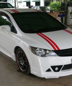 Mugen RR FULL SET Bodykit for Honda Civic FD (RAW WORK) - Image 7