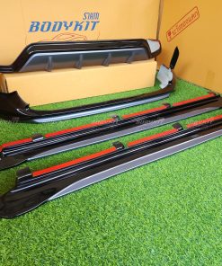 Set 4 PCS Bodykit for Toyota Corolla Cross (GLOSSY BLACK WITH GRAPHITE GREY COLOR) - Image 6