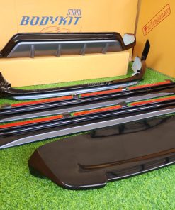 Set 5 PCS Bodykit for Toyota Corolla Cross (GLOSSY BLACK WITH GRAPHITE GREY COLOR) - Image 7