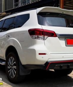 Alternative view of Bodykit for Nissan Terra (Matte black with red line)