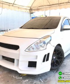Alternative view of GTR + Type R15 Bodykit for Nissan Almera 2014-2019 (RAW WORK)