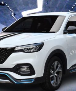 Sport1 FULL SET Bodykit for MG HS PHEV (BLACK AND SILVER COLOR WITH BLUE LINE)
