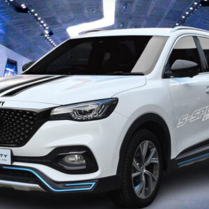 Sport1 FULL SET Bodykit for MG HS PHEV (BLACK AND SILVER COLOR WITH BLUE LINE)