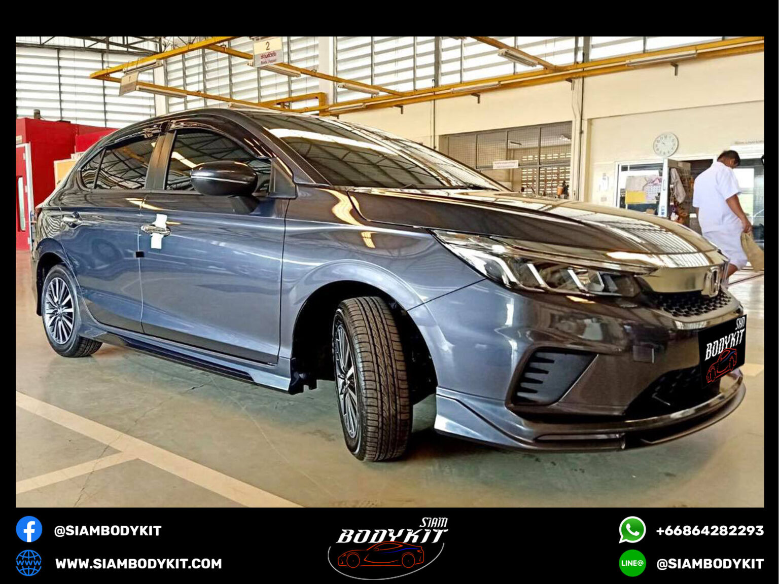 VQ V2 (for S+ and SV model) Bodykit for Honda City 2021 Hatchback (COLOR)