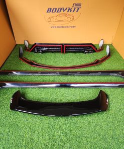 DAMP RS (Set 5 pcs)  Bodykit for Honda City Hatchback 2021 (GLOSSY BLACK COLOR) - Image 6