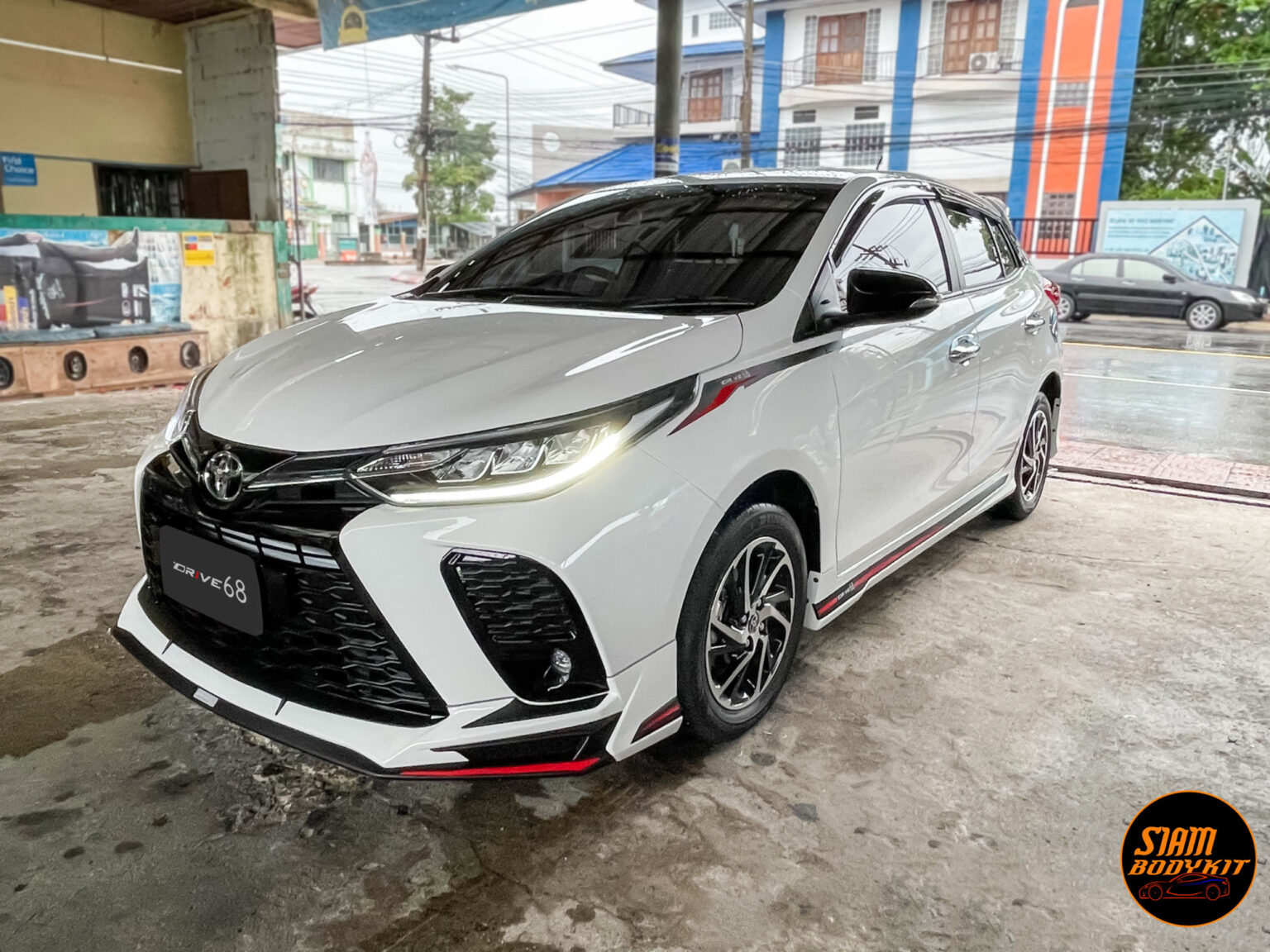 Drive68 Bodykit for Toyota Yaris 2022 (COLOR) SIAM BODYKIT