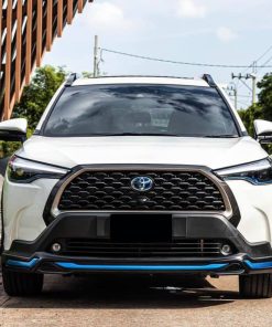 CR-HB Bodykit for Toyota Corolla CROSS (BLACK COLOR WITH HYBRID BLUE LINE)