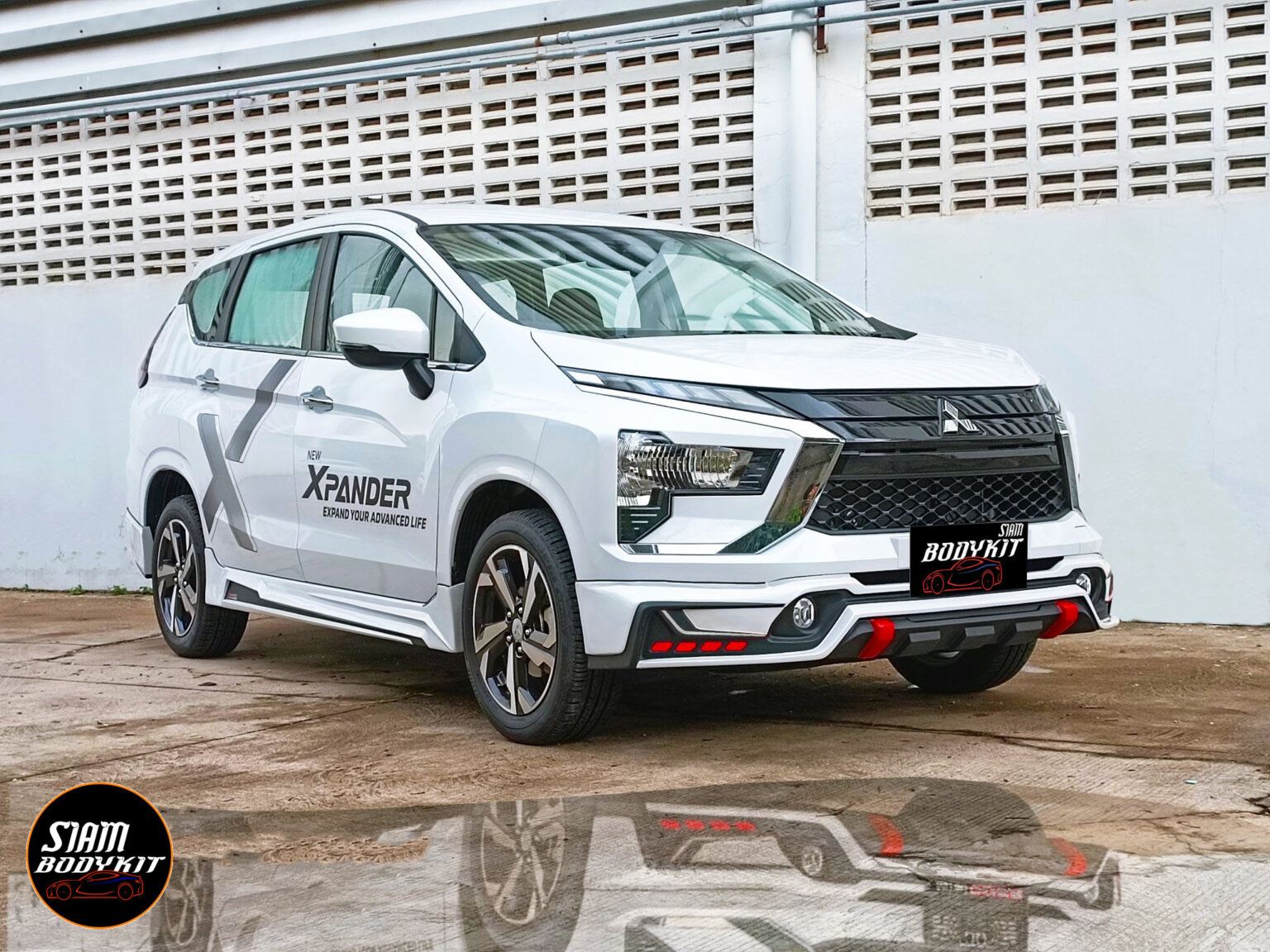 SSport V1 Body kit for Mitsubishi Xpander MC 2022 (COLOR) SIAM BODYKIT