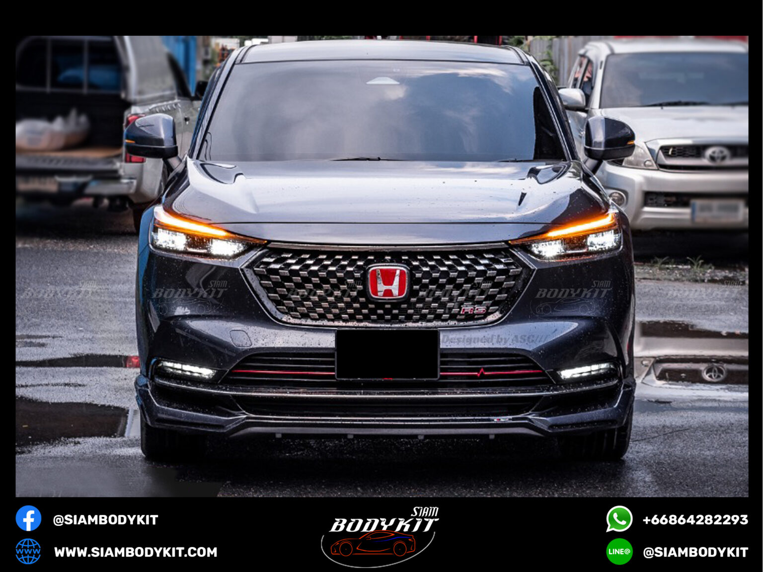 RS PLUS Bodykit for Honda HRV 2022 RS (COLOR) SIAM BODYKIT