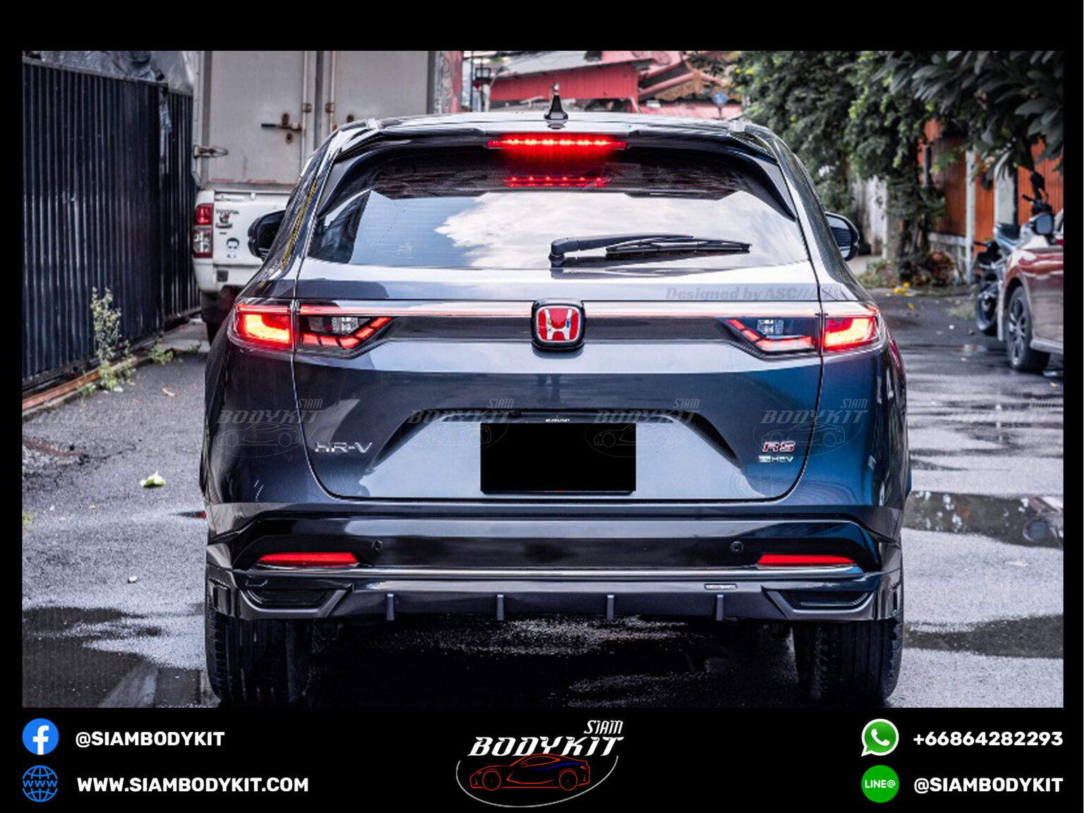 RS PLUS Bodykit for Honda HRV 2022 RS (COLOR) SIAM BODYKIT