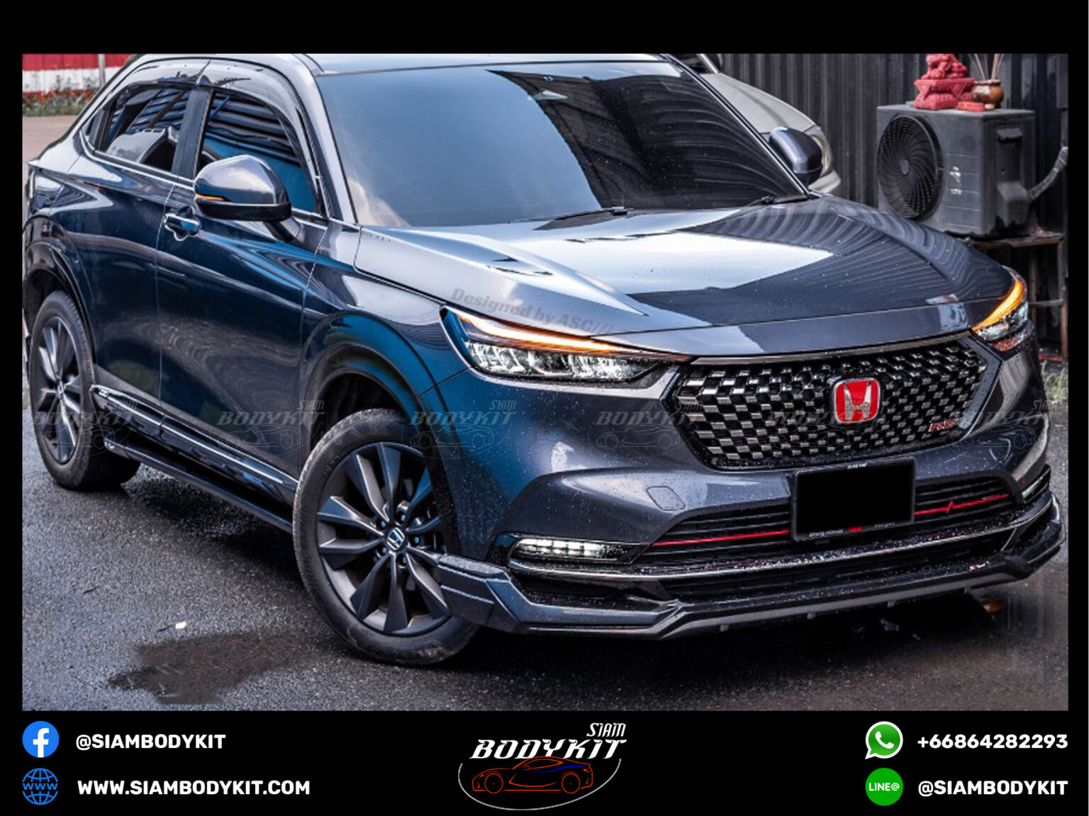RS PLUS Bodykit for Honda HRV 2022 RS (COLOR) SIAM BODYKIT