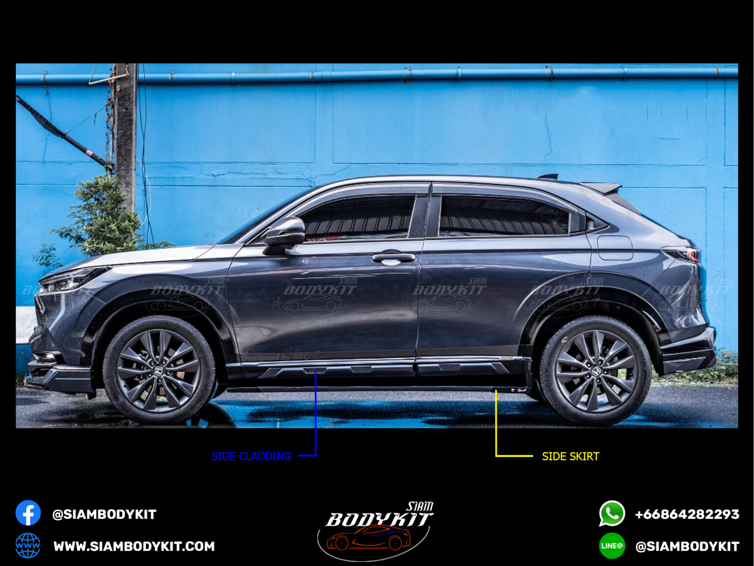 RS PLUS Bodykit for Honda HRV 2022 RS (COLOR) SIAM BODYKIT