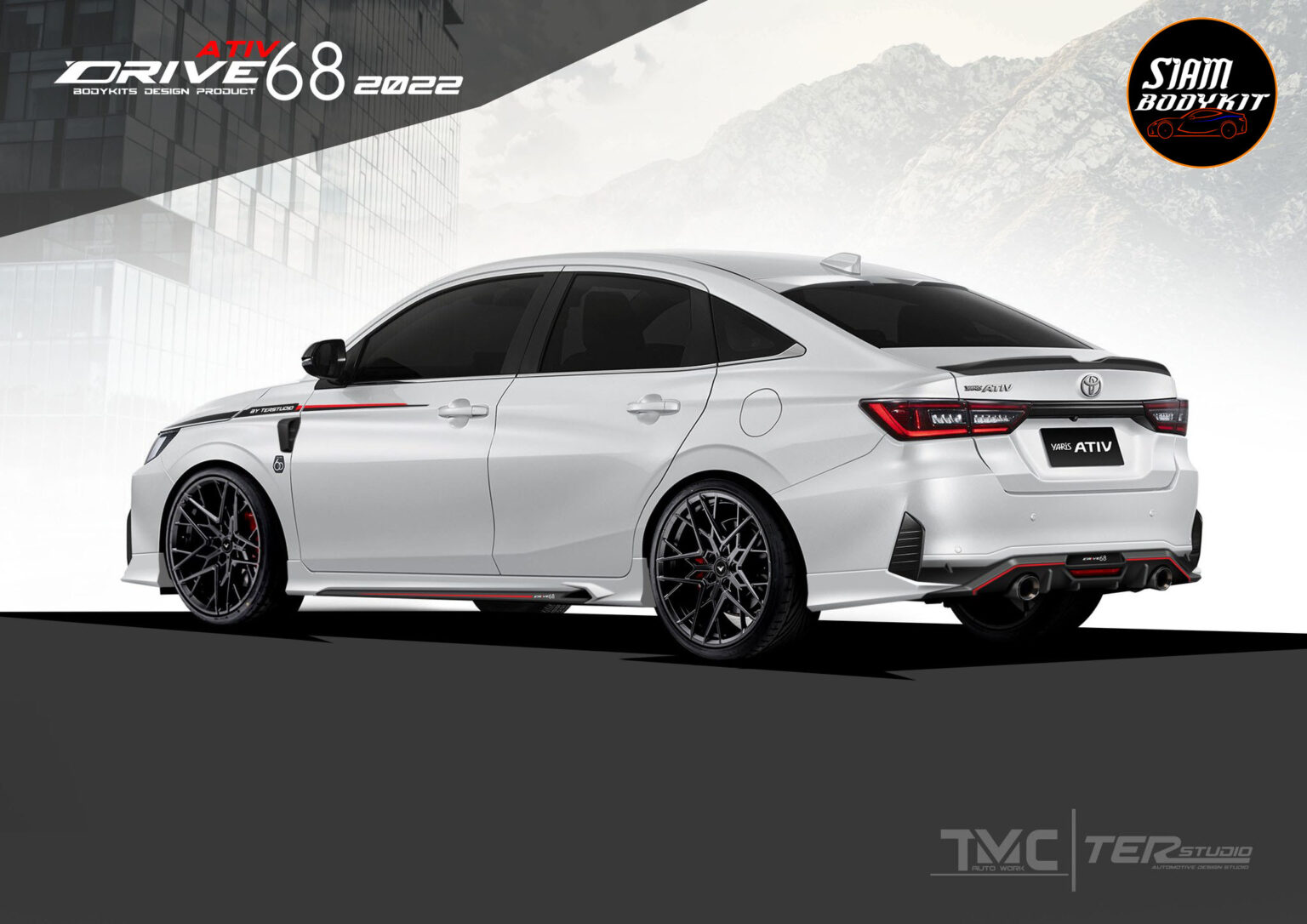 Drive68 Body kit for TOYOTA YARIS ATIV 2023 (COLOR)