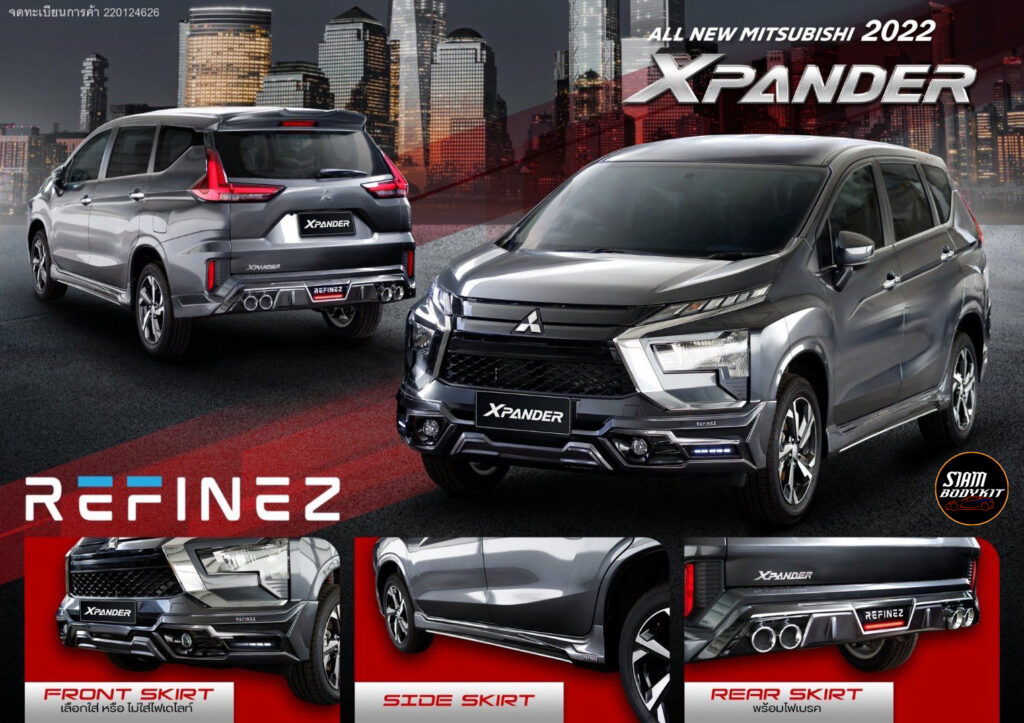 REFINEZ Body kit for Mitsubishi Xpander MC 2022 (COLOR)