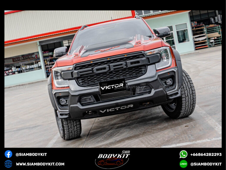 Victor Body kit for Ford Ranger WILDTRAK Next Gen 20222024 (Matte Black)