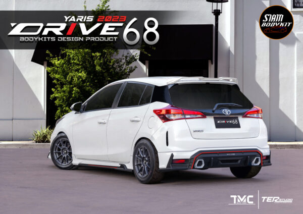 Yaris-hatchback-2023-DRIVE68-Siam-bodykit-