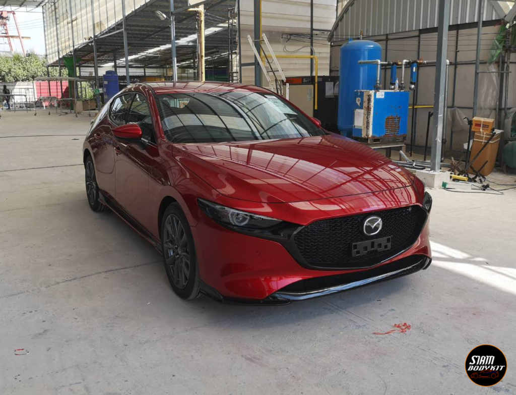 XT Body kit for Mazda 3 Hatchback 20202023 (Glossy Black Color)