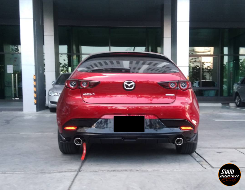 XT Body kit for Mazda 3 Hatchback 20202023 (Glossy Black Color)