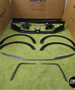 XTHEME Body kit for MG4 (GLOSSY BLACK WITH DARK GOLD LINE) - Image 11