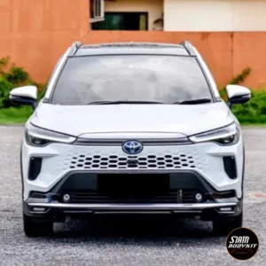 Sport Bodykit for Toyota Corolla Cross 2024-2025 (GLOSSY BLACK WITH SILVER BRONZE COLOR)