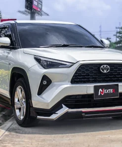 Nexter Bodykit for Yaris Cross (Matte Black with silver and red line)