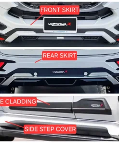 Alternative view of Vazooma-X (Set 8 pcs) Bodykit for Isuzu MU-X 2021-2024 (COLOR)