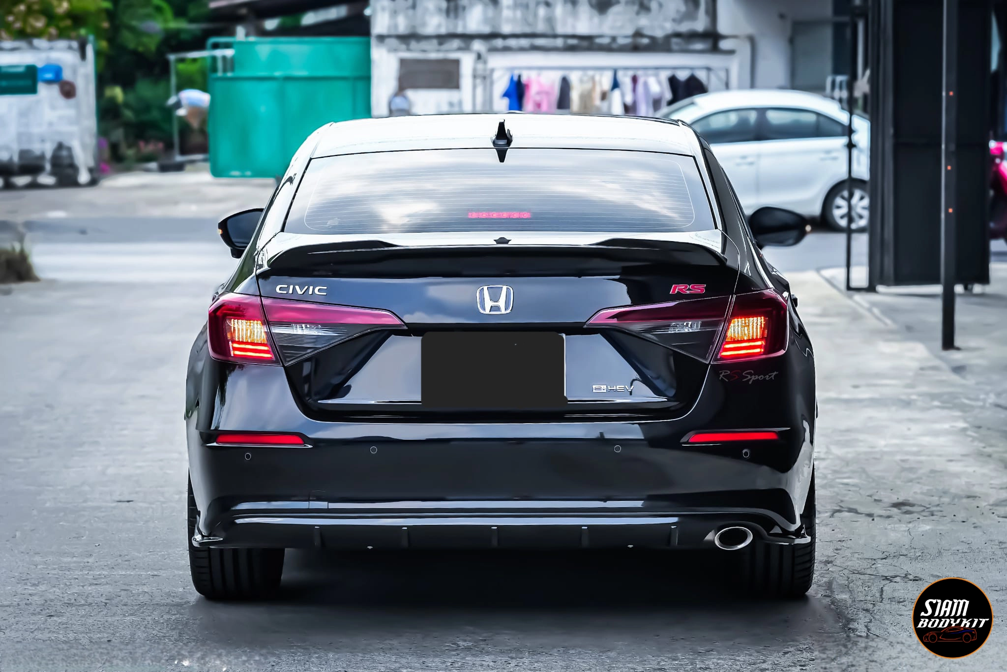 DAMP RS Bodykit for Honda Civic FE 2026 MINOR CHANGE RS MODEL (Glossy Black) - Image 3