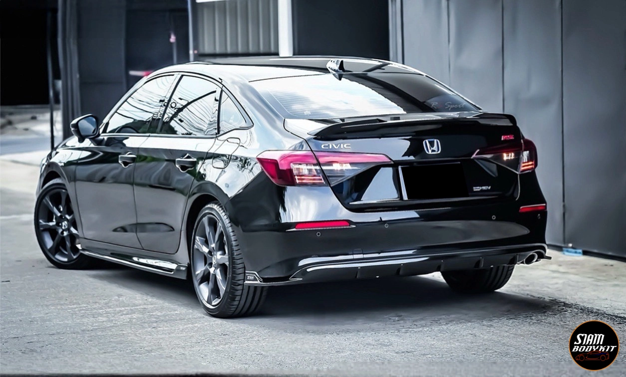 DAMP RS Bodykit for Honda Civic FE 2026 MINOR CHANGE RS MODEL (Glossy Black) - Image 4